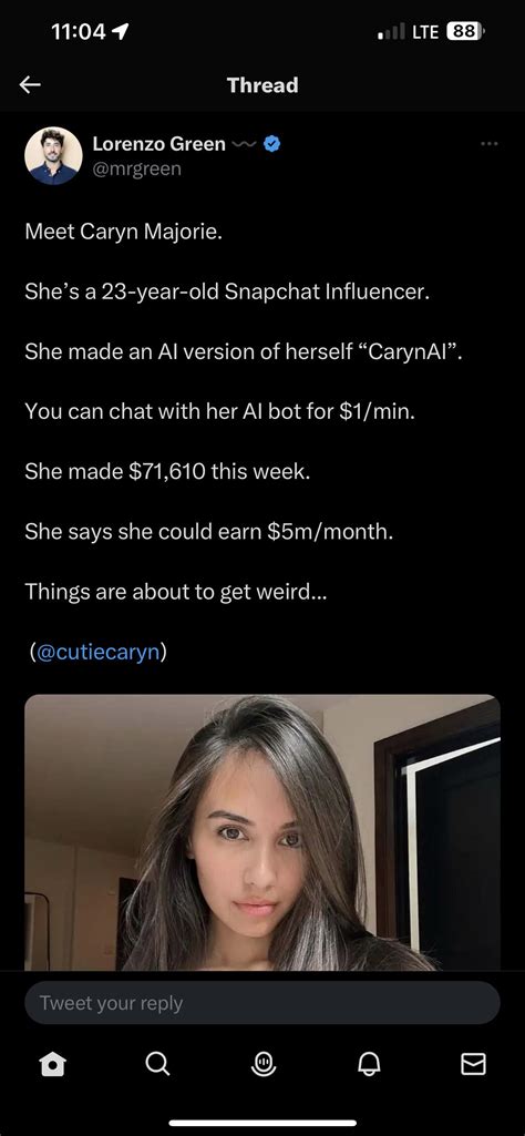 caryn marjorie of leak|$161!!! : r/CarynMarjorieFans